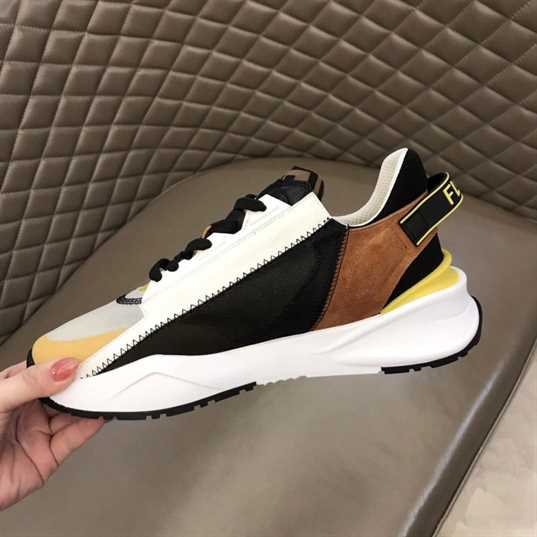 FENDI CHUNKY LACE-UP TRAINERS - FD22