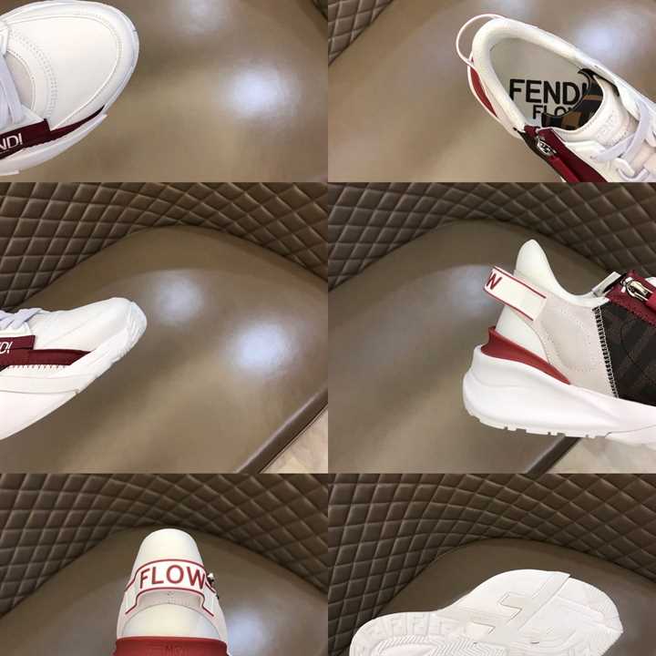 FENDI CHUNKY LACE-UP TRAINERS - FD25