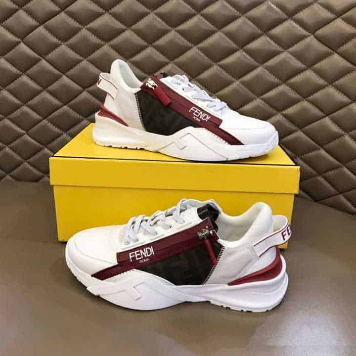 FENDI CHUNKY LACE-UP TRAINERS - FD25