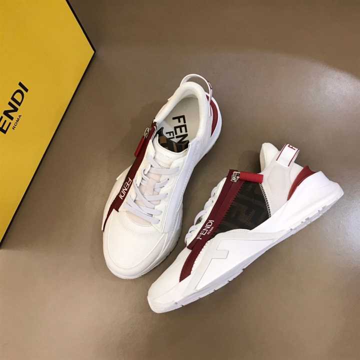 FENDI CHUNKY LACE-UP TRAINERS - FD25