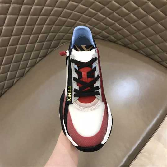 FENDI CHUNKY LACE-UP TRAINERS - FD26