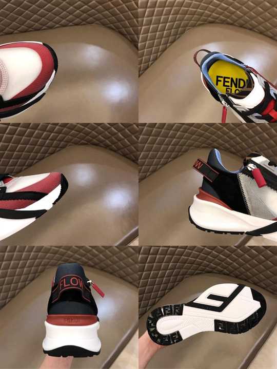 FENDI CHUNKY LACE-UP TRAINERS - FD26