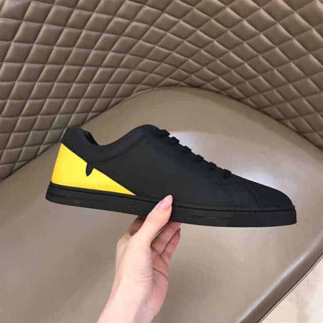 FENDI CORNER BUGS LOW-TOP SNEAKERS - FD08