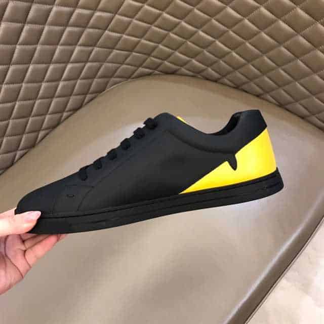 FENDI CORNER BUGS LOW-TOP SNEAKERS - FD08
