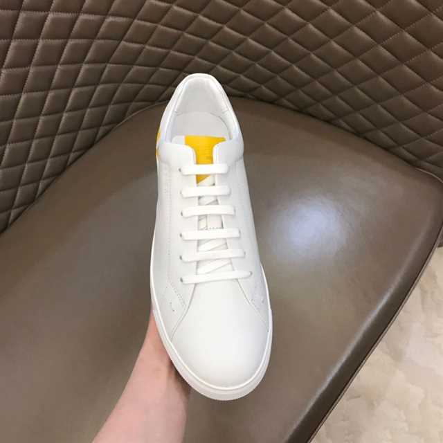 FENDI CORNER BUGS LOW-TOP SNEAKERS IN WHITE - FD07