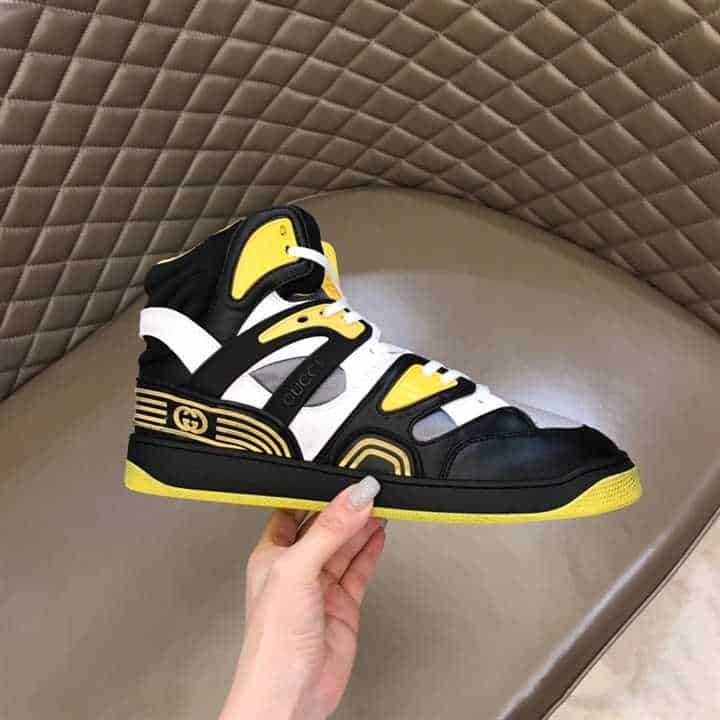 GUCCI BASKET SNEAKERS BLACK DEMETRA - GC064