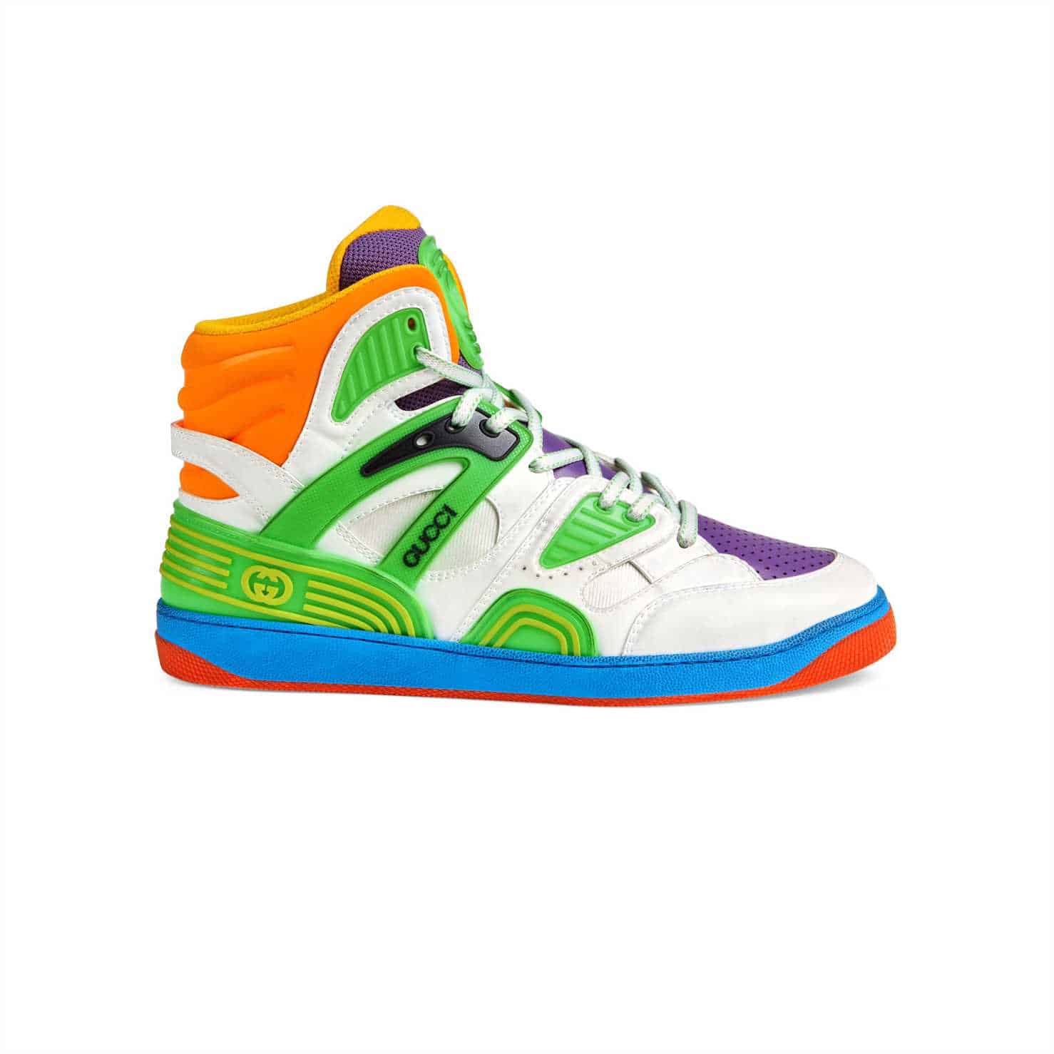 GUCCI BASKET SNEAKERS WHITE DEMETRA - GC067