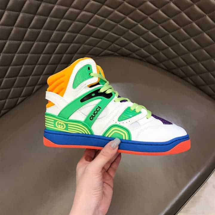 GUCCI BASKET SNEAKERS WHITE DEMETRA - GC067