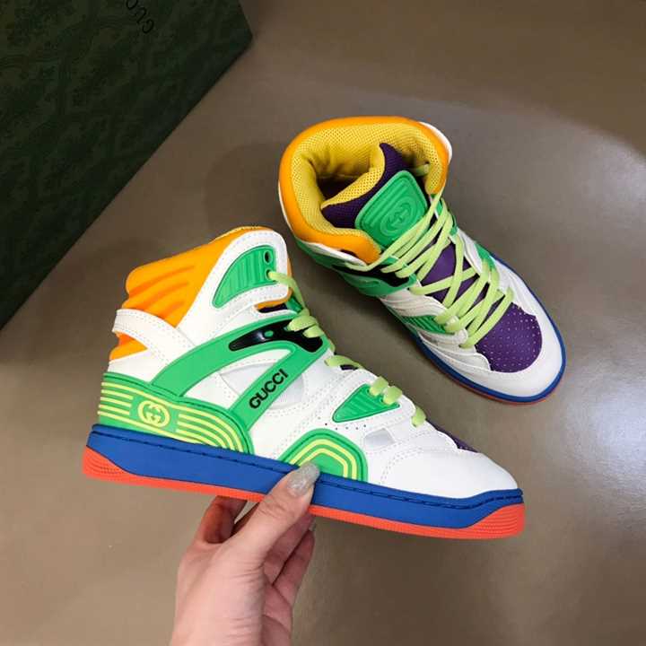 GUCCI BASKET SNEAKERS WHITE DEMETRA - GC067