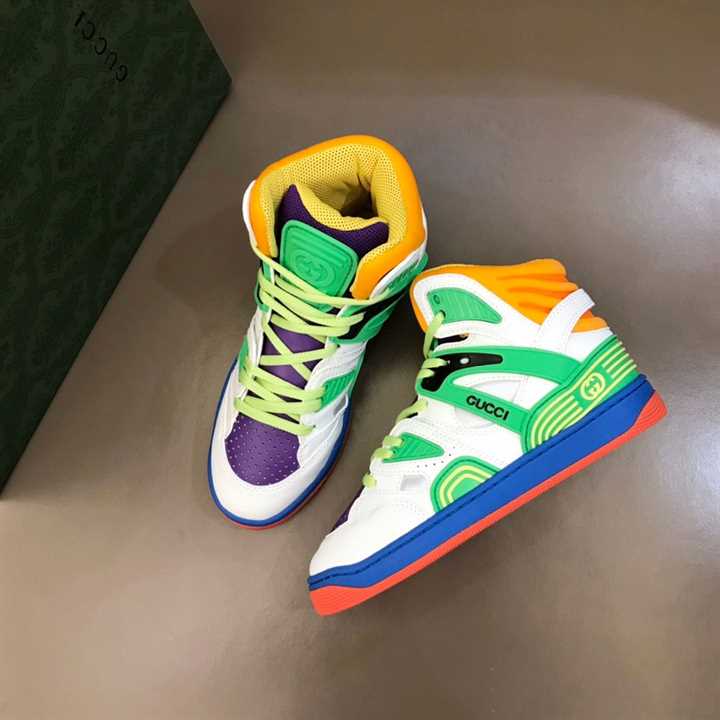 GUCCI BASKET SNEAKERS WHITE DEMETRA - GC067