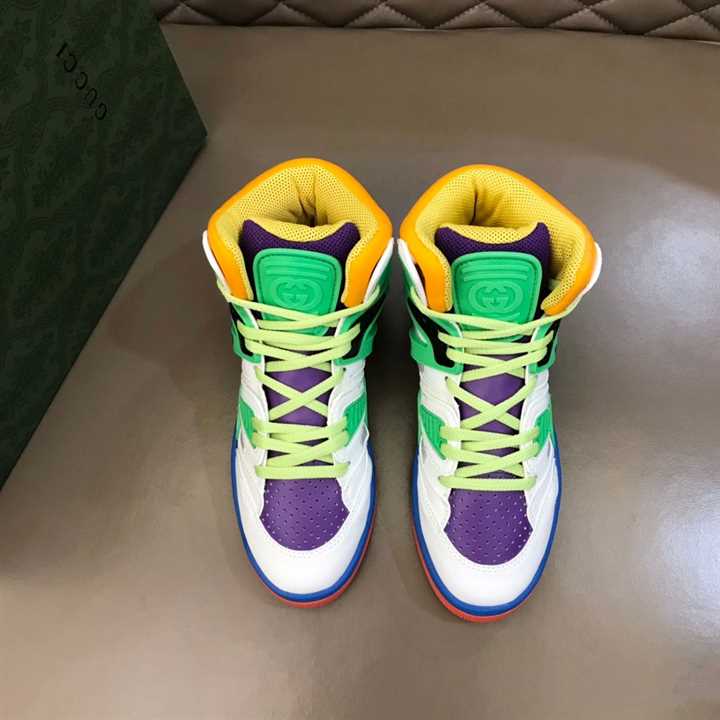 GUCCI BASKET SNEAKERS WHITE DEMETRA - GC067