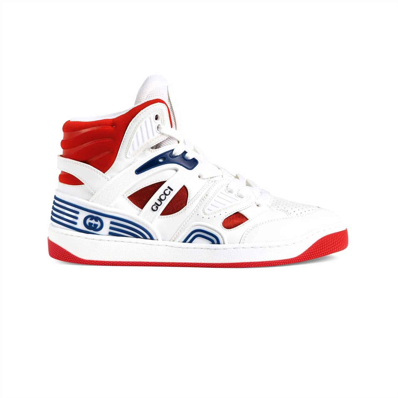 GUCCI BASKET SNEAKERS WHITE DEMETRA - GC068