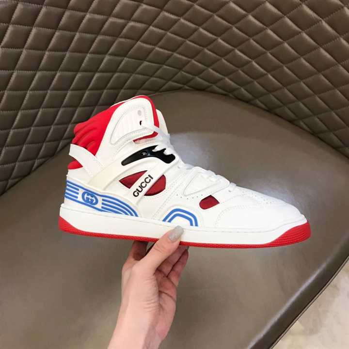 GUCCI BASKET SNEAKERS WHITE DEMETRA - GC068