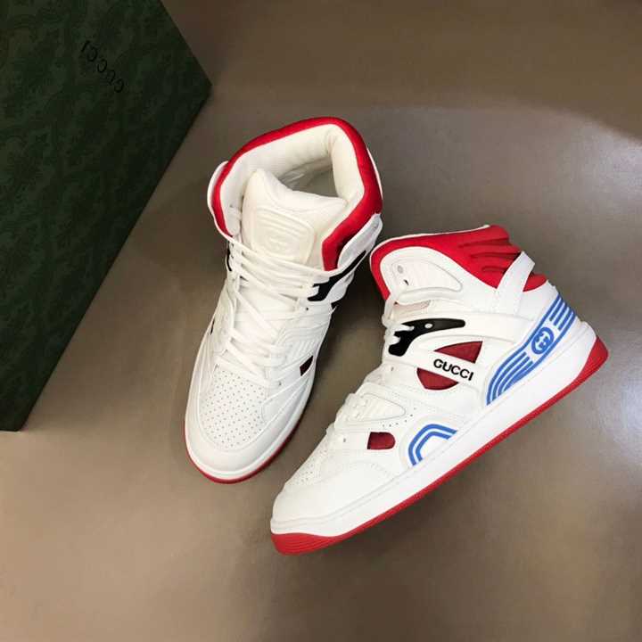 GUCCI BASKET SNEAKERS WHITE DEMETRA - GC068