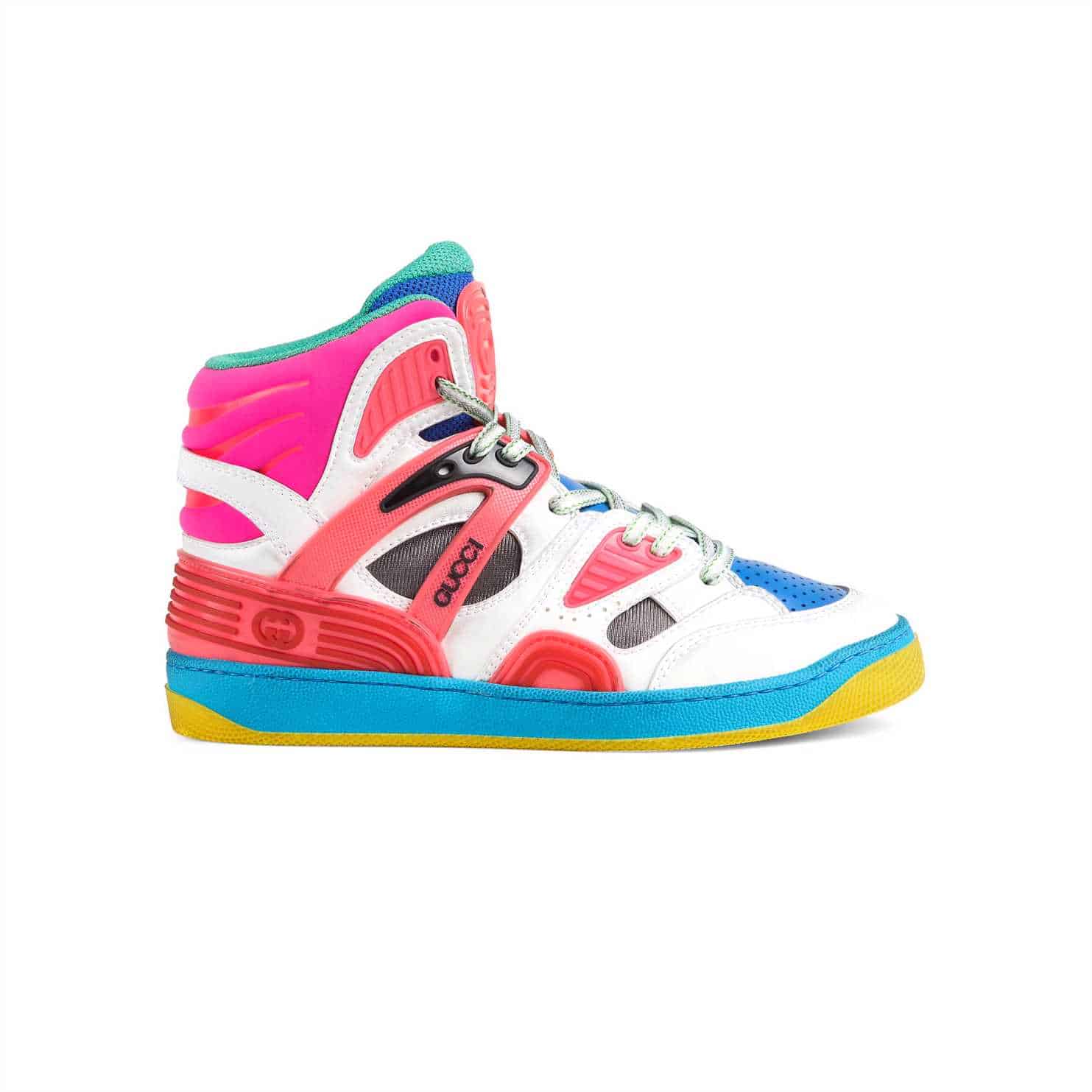 GUCCI BASKET SNEAKERS WHITE DEMETRA - GC069