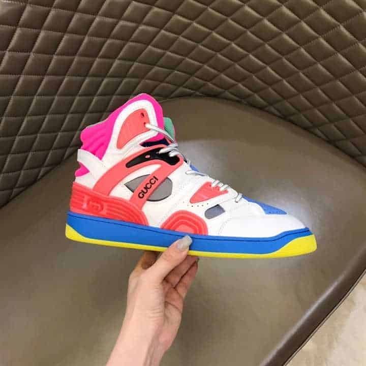 GUCCI BASKET SNEAKERS WHITE DEMETRA - GC069