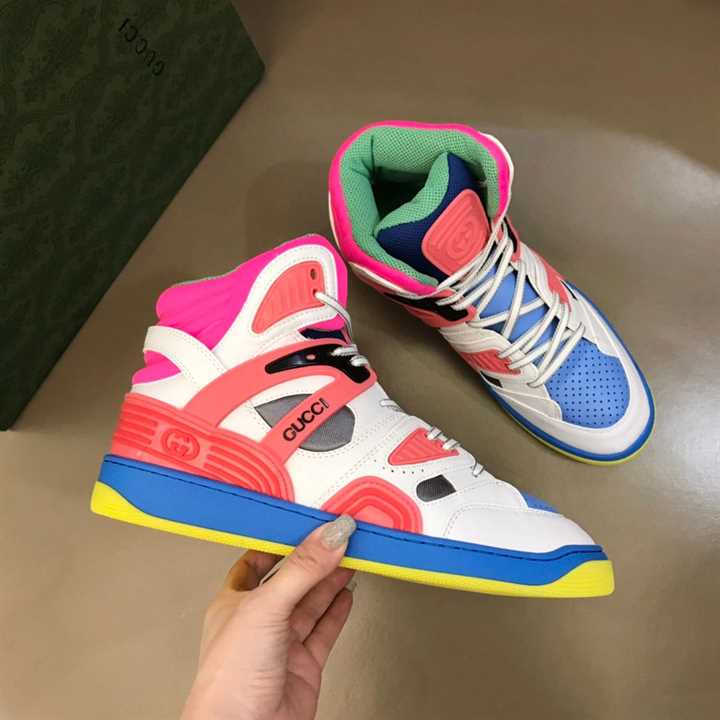 GUCCI BASKET SNEAKERS WHITE DEMETRA - GC069