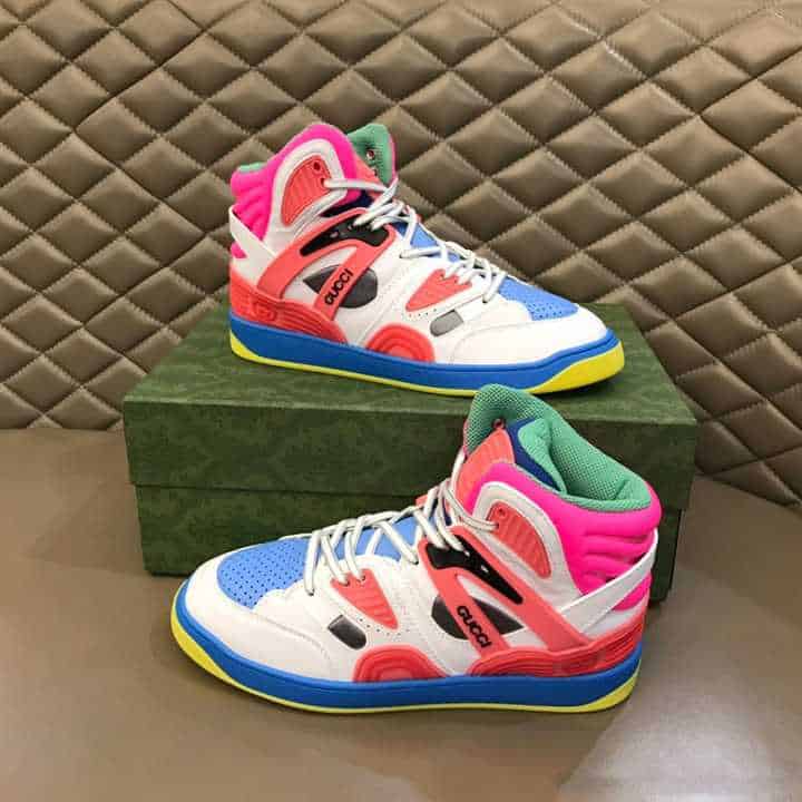 GUCCI BASKET SNEAKERS WHITE DEMETRA - GC069