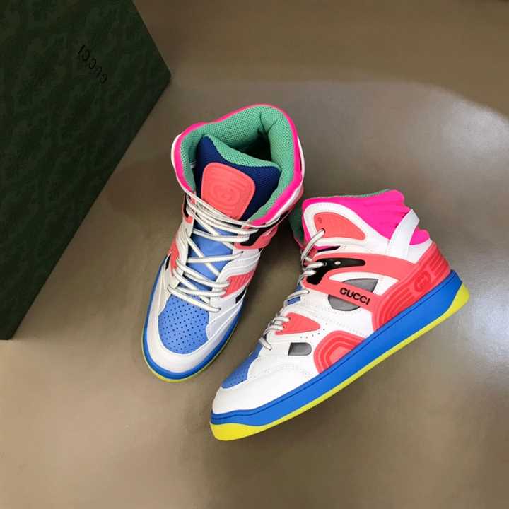 GUCCI BASKET SNEAKERS WHITE DEMETRA - GC069