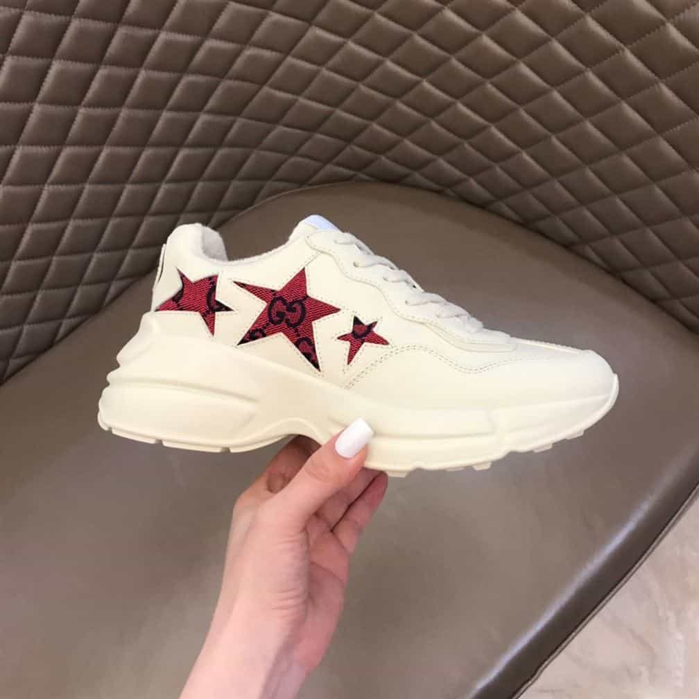 GUCCI RHYTON SNEAKERS WITH STAR - GC060