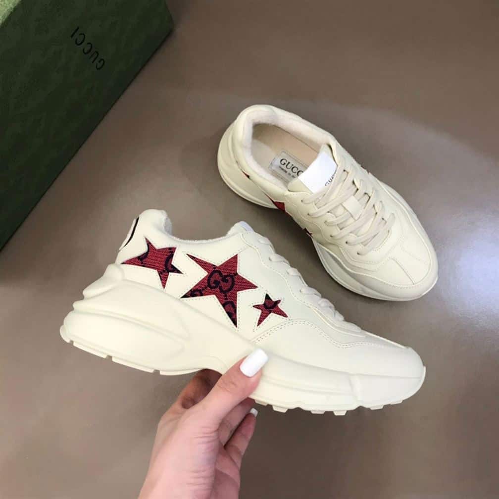 GUCCI RHYTON SNEAKERS WITH STAR - GC060