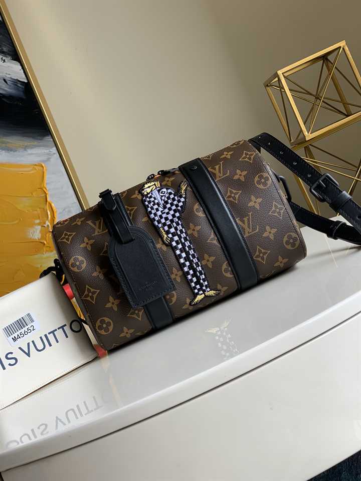 LOUIS VUITTON CITY KEEPALL MONOGRAM CANVAS OTHER IN BROWN M45652