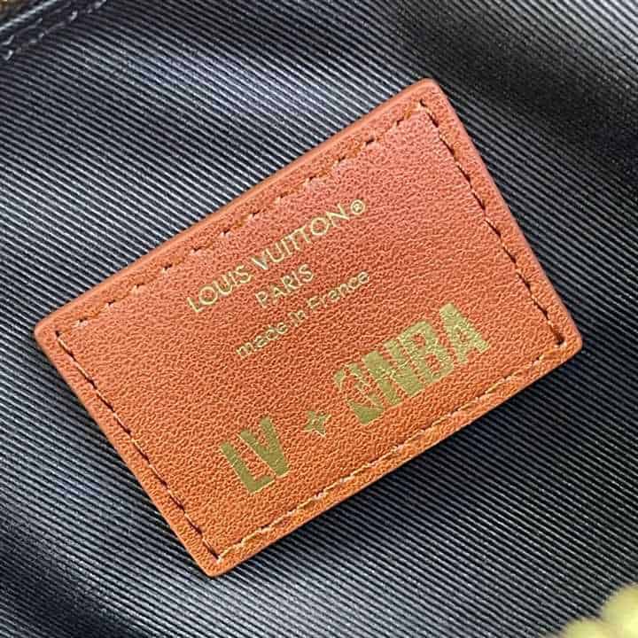 LOUIS VUITTON X NBA HANDLE TRUNK MONOGRAM COATED CANVAS TEXTILE LINING IN BROWN M45785