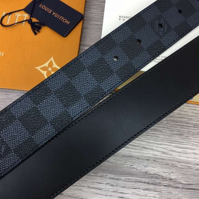LOUIS VUITTON INITIALES 40MM REVERSIBLE DAMIER INFINI LEATHER BELT - B84