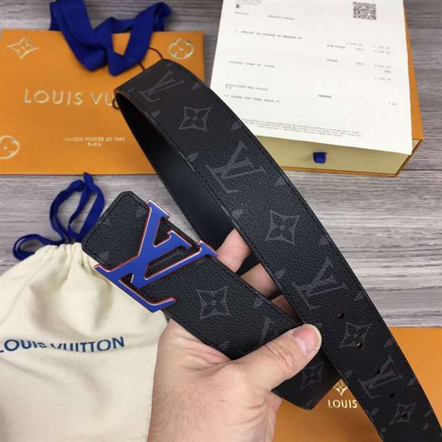 LOUIS VUITTON INITIALES 40MM REVERSIBLE MONOGRAM CANVAS BELT - B83