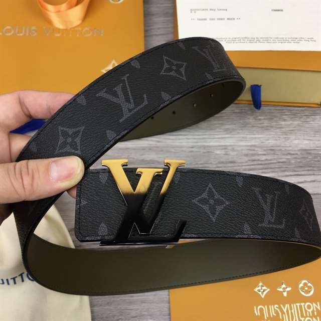 LOUIS VUITTON INITIALES 40MM REVERSIBLE MONOGRAM CANVAS BELT - B93