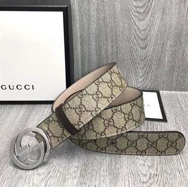 GUCCI GG SUPREME BELT WITH G BUCKLE - B45