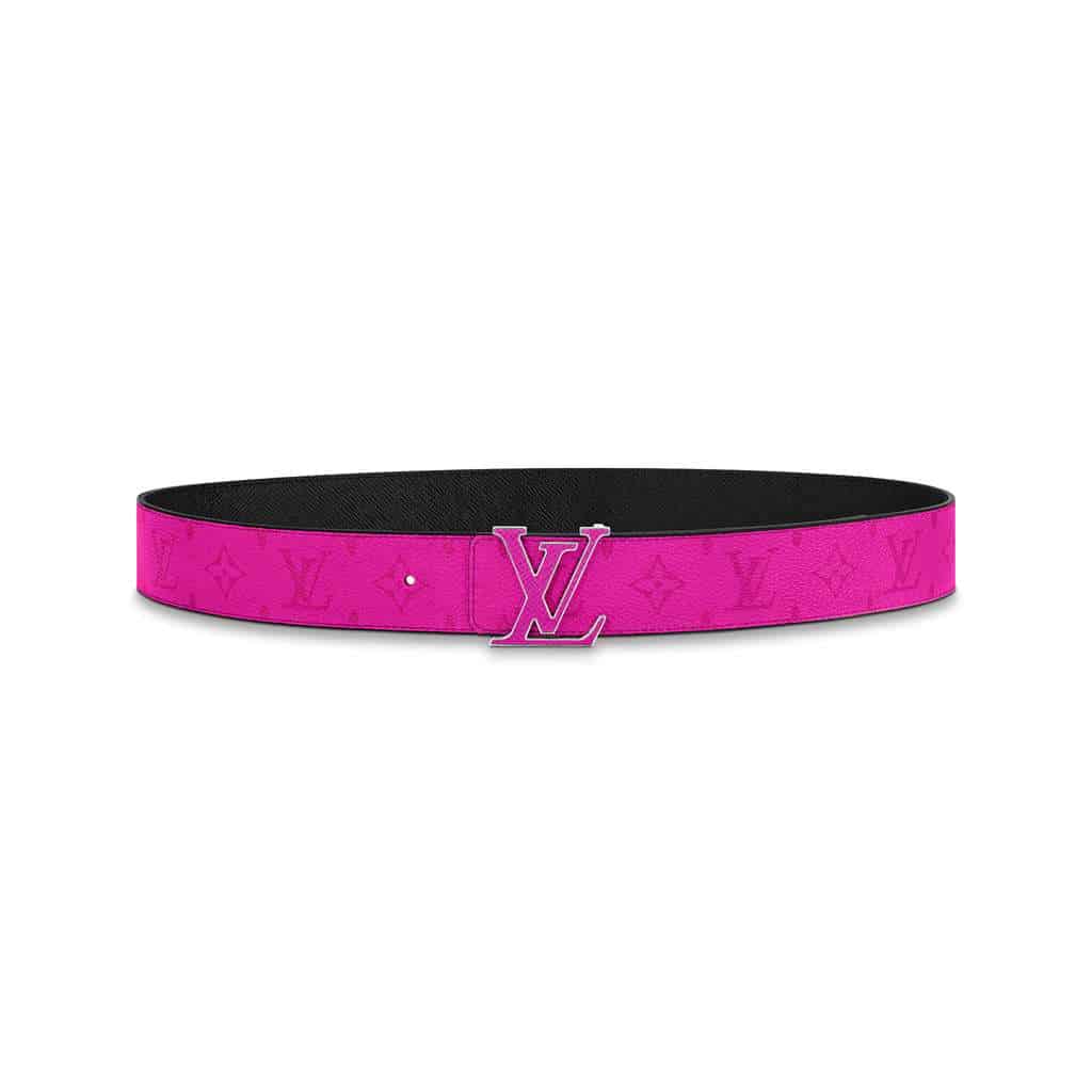 LOUIS VUITTON INITIALES 40MM REVERSIBLE BELT PINK - B81