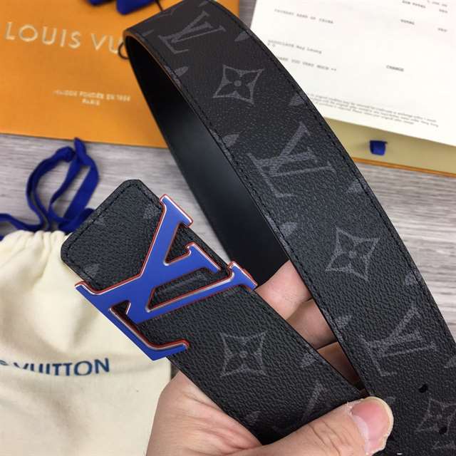 LOUIS VUITTON INITIALES 40MM REVERSIBLE MONOGRAM CANVAS BELT - B83