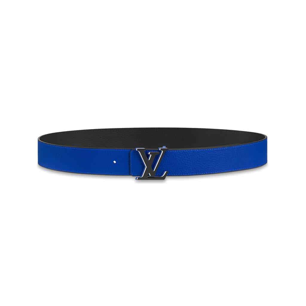 LOUIS VUITTON OPTIC 40MM REVERSIBLE BELT BLUE/BLACK - B78