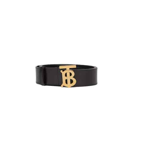 BURBERRY MONOGRAM MOTIF LEAHTHER BELT - B31