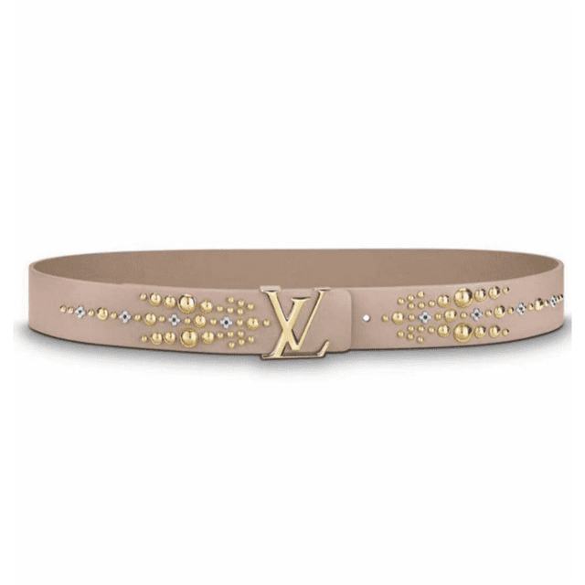 LOUIS VUITTON CALF LEATHER LV ICONIC 35MM BELT - B142