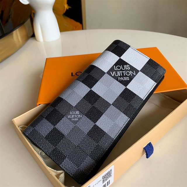 Louis Vuitton Brazza Wallet Damier Graphite Canvas N40415 - RRG041