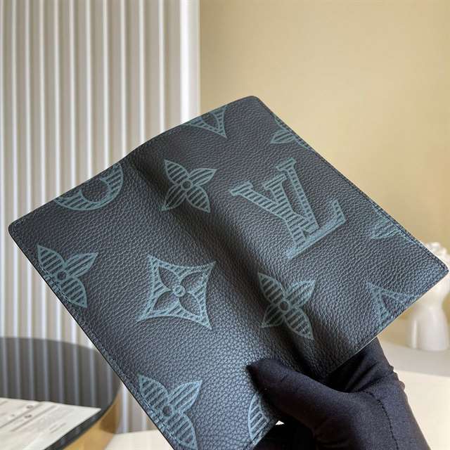 Louis Vuitton Brazza Wallet Taurillon Shadow Leather M80042 - RRG024