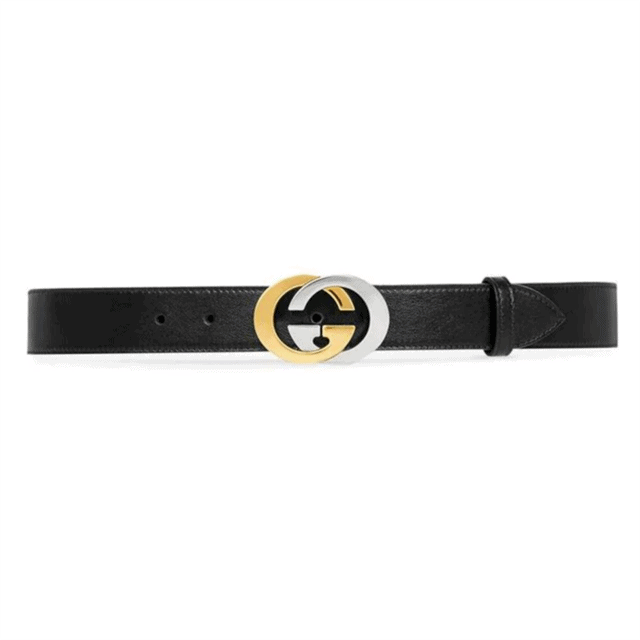 GUCCI BELT WITH INTERLOCKING G BUCKLE - B36