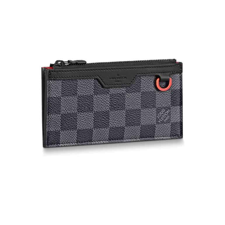 N60354 Louis Vuitton Utility Coin Holder Damier Graphite Coated Canvas - RRG054