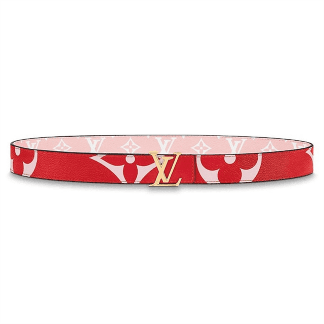 LOUIS VUITTON WOMEN'S ICONIC 30MM REVERSIBLE BELT RED - B145