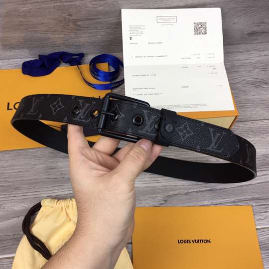 LOUIS VUITTON VOYAGER 35MM BELT - 153