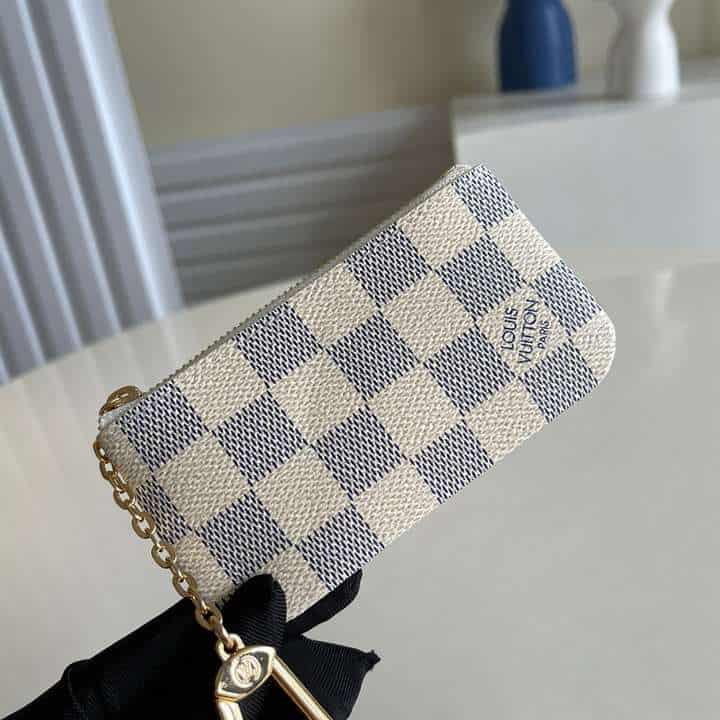 N62659 Louis Vuitton Key Pouch Damier Azur Coated Canvas - RRG052
