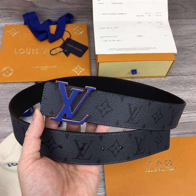LOUIS VUITTON INITIALES 40MM REVERSIBLE MONOGRAM CANVAS BELT - B86
