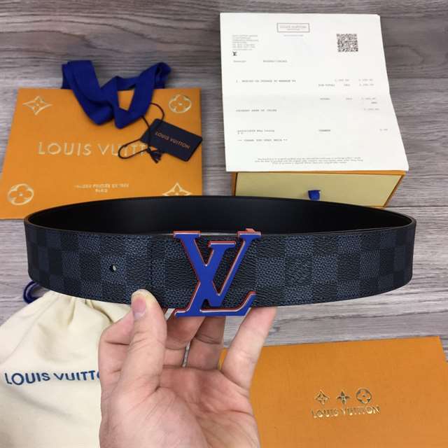 LOUIS VUITTON INITIALES 40MM REVERSIBLE DAMIER INFINI LEATHER BELT - B84