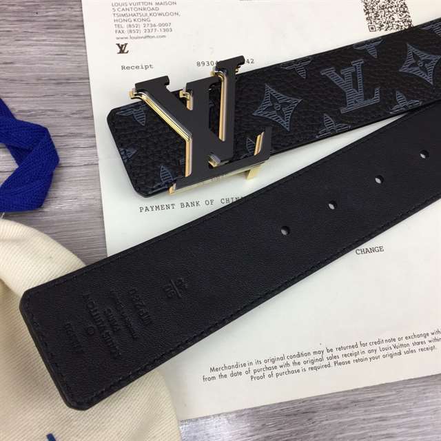 LOUIS VUITTON INITIALES 40MM REVERSIBLE MONOGRAM CANVAS BELT - B111