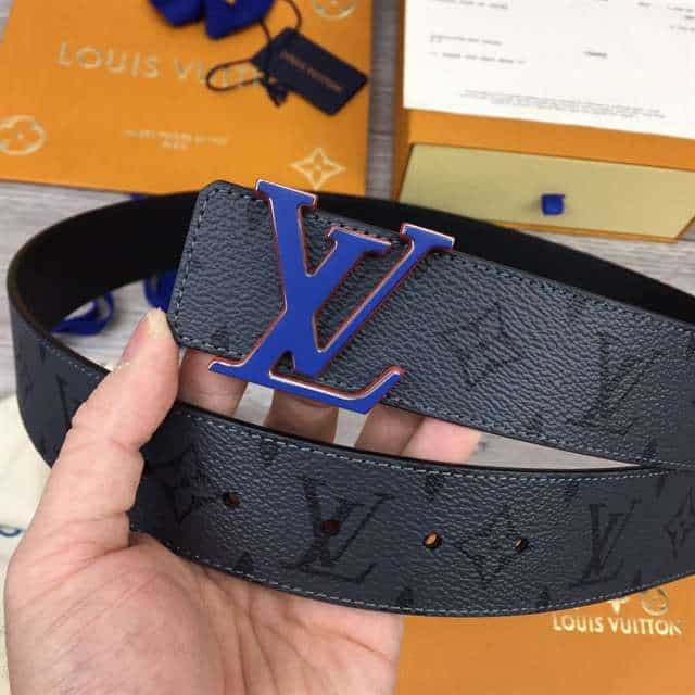 LOUIS VUITTON INITIALES 40MM REVERSIBLE MONOGRAM CANVAS BELT - B86