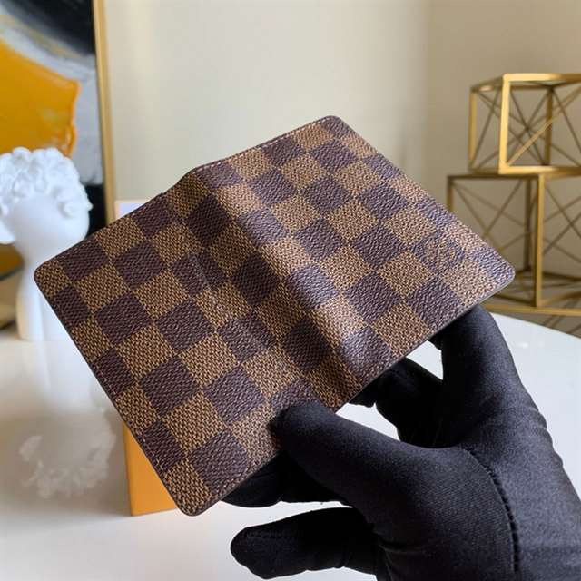 Louis Vuitton Pocket Organizer Coated Canvas Calf Leather Lining N63145 - RRG044