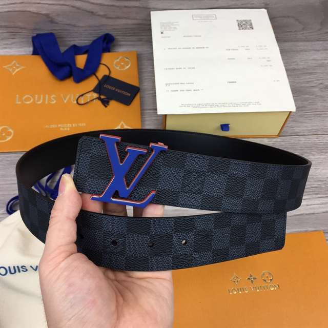 LOUIS VUITTON INITIALES 40MM REVERSIBLE DAMIER INFINI LEATHER BELT - B84