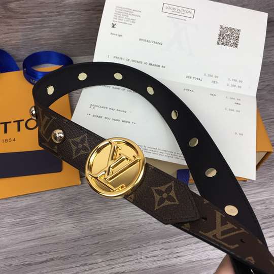 LV CIRCLE 30MM BELT - B147
